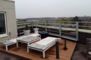 glazen windschermen gemonteerd in barendrecht 1