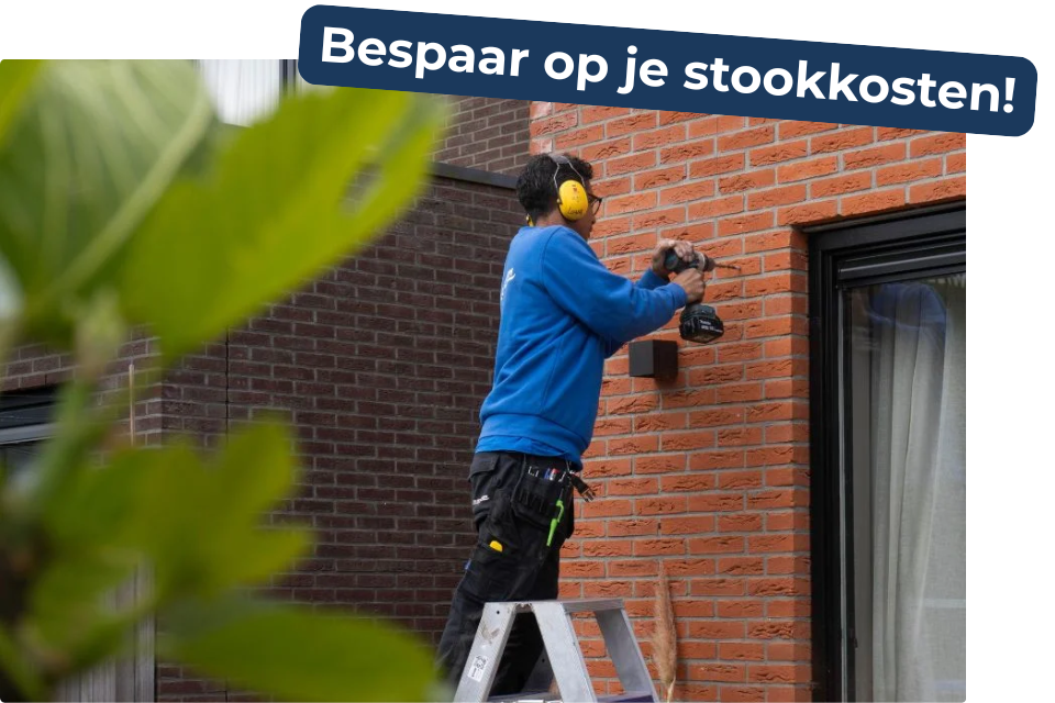 Actie gratis montage besparen
